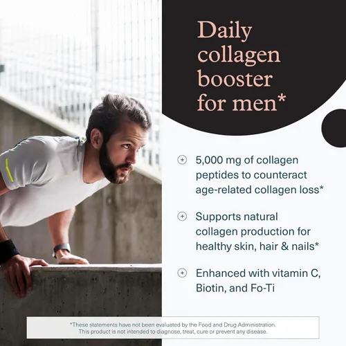 Miniatura 3 de Youtheory Mens Collagen Avanzado, 1 y 3