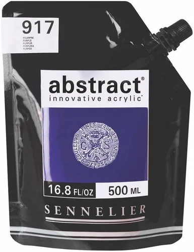 Miniatura 41 de SENNELIER Pintura acrílica abstracta innovadora para cuerpo pesado, bolsa de 16.9 fl oz, blanco titanio