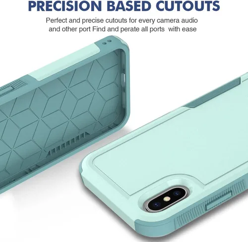 Miniatura 322 de Jeylly Funda para iPhone SE/Funda para iPhone 5S, Exterior de Plástico Duro que Absorbe Golpes + Interior de Silicona de Goma Defensor contra