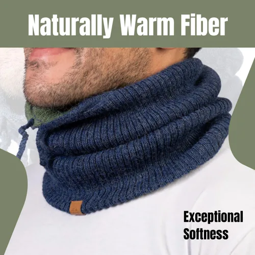 Miniatura 13 de Baby Alpaca Neck Warmer, Unisex Winter Warmer Hat, Neck Gaiter Scarf