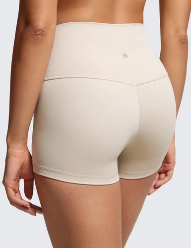Miniatura 7 de CRZ YOGA Butterluxe - Pantalones cortos de ciclismo de cintura alta para mujer, 2.5 pulgadas, yoga, entrenamiento, elastano, correr, voleibol