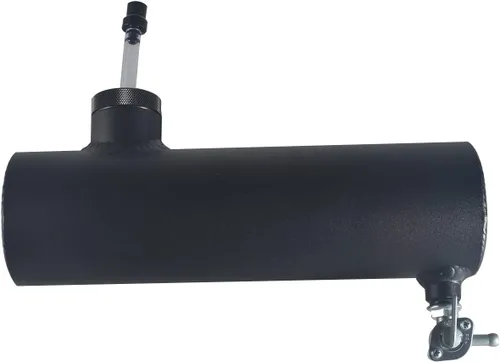 SJVLXHI Tanque de Gas Negro de Aluminio Cilindro de 10" para Coleman Powersports CT200U BT200X CT200u-ex, para Predator 212cc 196cc/6.5HP Go Kart y