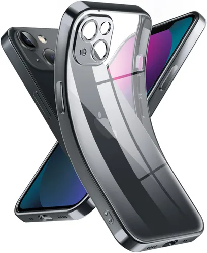 Miniatura 77 de Supdeal Funda transparente para iPhone 13 Pro, no amarillea, protección de cámara, probada en caídas de grado militar, transparente, a prueba