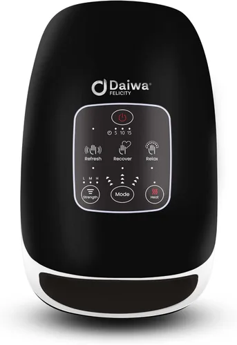 Daiwa Felicity Máquina masajeadora de manos – FSA HSA terapia de compresión recargable elegible masaje ayuda a aliviar el dolor del túnel carpiano y