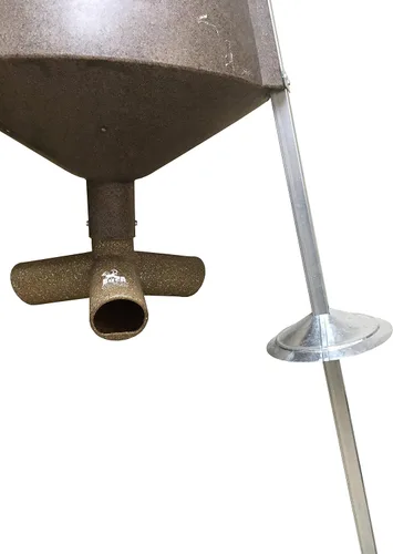 Miniatura 3 de BOSS Buck Varmint Embudos duraderos y ligeros de acero galvanizado protectores de ardilla con tornillos autorroscantes para alimentador
