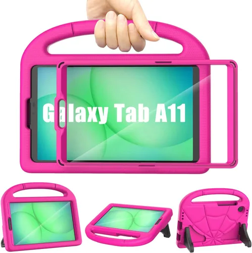 Miniatura 9 de Funda infantil para Samsung Galaxy Tab A11 /A9 de 8.7 pulgadas versión 2025/2023, ligera, a prueba de golpes, apta para niños, con protector