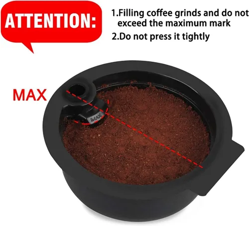 Miniatura 3 de Vasos de plástico reutilizables recargables para Bosch Tassimo, hogar, oficina, café (6.1 fl oz)