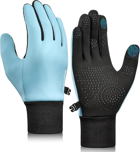 Guantes de invierno para niños y niñas de 4 a 10 años, antideslizantes, suaves, cálidos, para ciclismo, correr, fútbol
