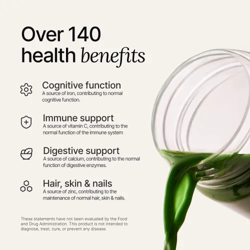 Miniatura 3 de Huel Daily Greens Lemon & Ginger Polvo de Superalimento Verde 91 Vitaminas, Minerales e Ingredientes de Origen Alimenticio Completo