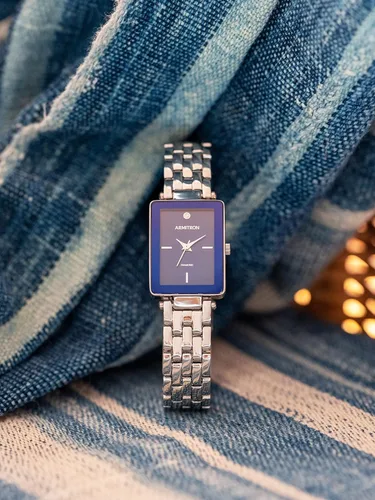 Miniatura 2 de Armitron Reloj de pulsera con esfera de diamante genuino para mujer 755769