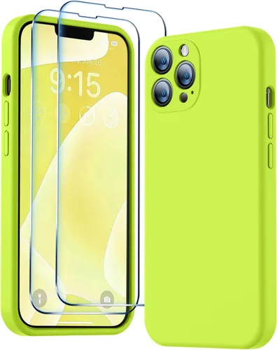 Miniatura 53 de BossKiss Funda compatible con iPhone 13 Pro, silicona de alta calidad mejorada [protección de cámara] [2 protectores de pantalla]
