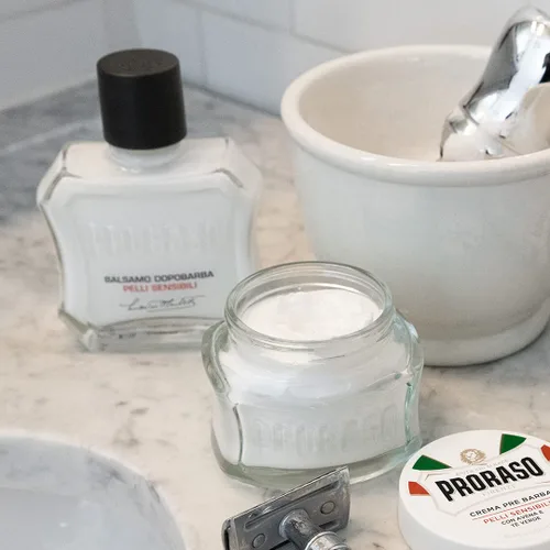Miniatura 4 de Proraso - Bálsamo para después del afeitado para hombres, hidratante para piel sensible con avena y té verde, 3.4 onzas líquidas (paquete de 1)