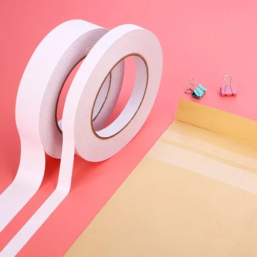 Miniatura 7 de 2 rollos de cinta adhesiva de doble cara, dos tamaños diferentes de cinta adhesiva de doble cara, ideal para manualidades y artes, álbumes