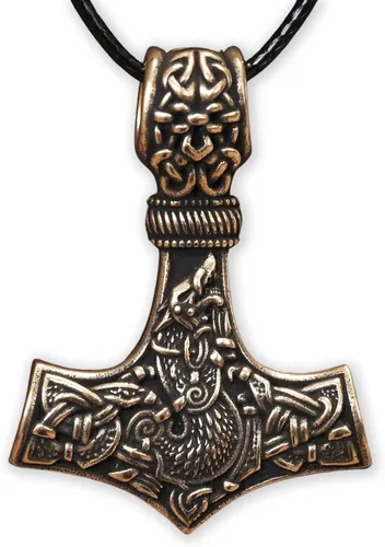 Miniatura 24 de Baldur Jewelry - Collar con Colgante de Martillo de Thor Mjölnir - Joyería Vikinga Nórdica de Thor - Collar de Thor - Regalos de Thor para Hombres