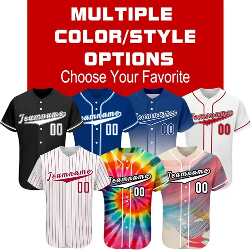 Miniatura 3 de Camiseta de béisbol personalizada para hombre, a rayas, con botones, cosidas, para mujeres, jóvenes, niños, uniforme deportivo