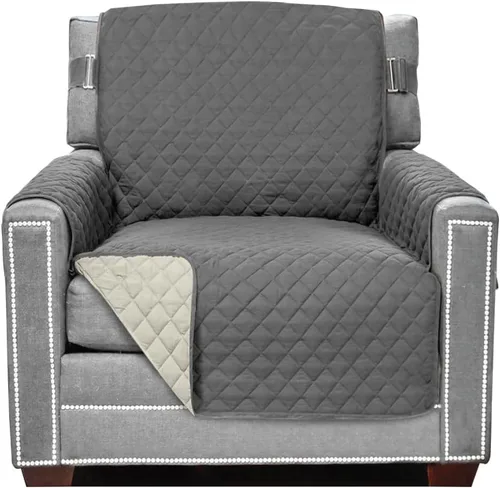 Miniatura 11 de Sofa Shield - Funda para sillón reclinable con correa patentada, protector de cojín, funda reversible diseñada en EE. UU. resistente a manchas