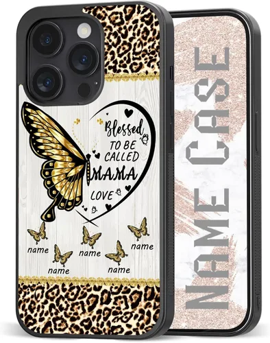 Miniatura 13 de Fundas para teléfono con nombre personalizable, bonita funda para madre abuela para iPhone 11, 12, 13, 14, 15, 16, 17 Pro Max Plus Mini Xr Xs