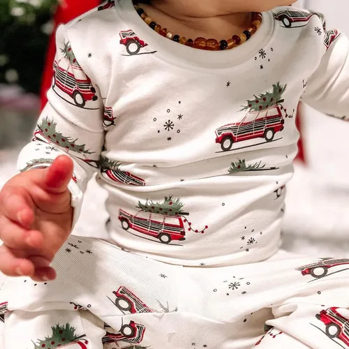 Miniatura 3 de Conjunto de sudadera de calabaza y pantalón para bebé y niño, de manga larga