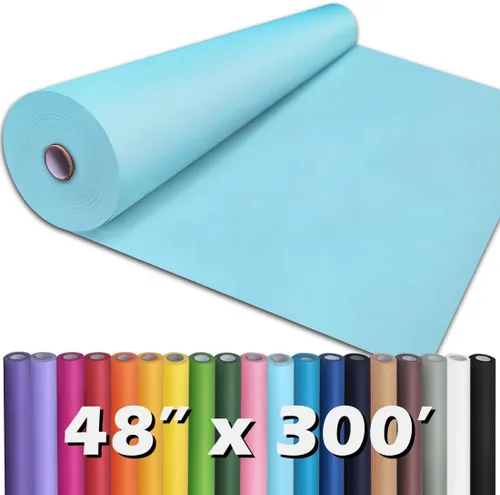 Miniatura 64 de PerkHomy Rollo de Papel Kraft Marrón 48" x 1,800" (150') para Envolver Regalos, Ramos, Flores, Arte, Pintura, Manualidades, Escritura, Embalaje
