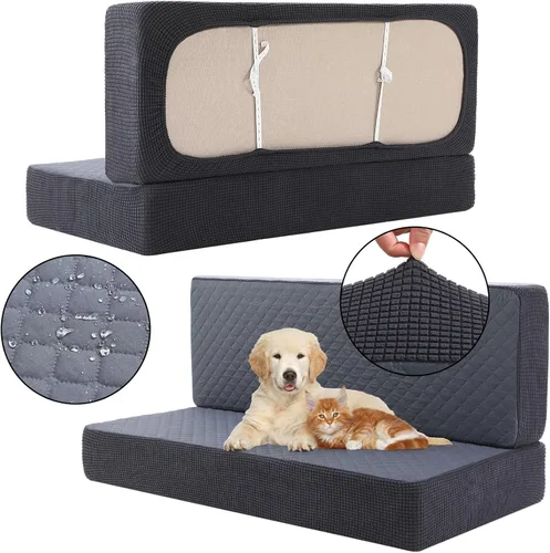 Miniatura 8 de Buryeah Juego de 4 fundas de cojines para comedor de caravana tipo booth, protector de muebles para sofá, asiento, cámper, auto, sofá, 2 respaldos
