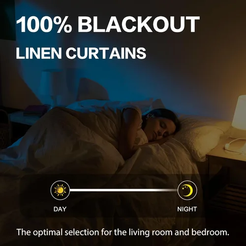 Miniatura 7 de Paneles de cortinas de ventana 100% opacas, con trabillas traseras, bolsillo para barra, gancho, cinturón, aspecto plisado, cortinas para sistema
