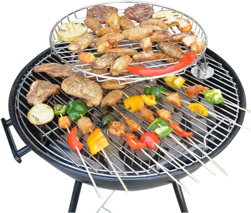 Miniatura 2 de Onlyfire Rejilla de cocina de acero inoxidable de 13,5 "con eje giratorio para Char-Griller 16620