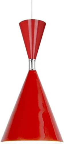 Miniatura 10 de Lámpara colgante moderna con forma de reloj de arena, lámpara colgante de pantalla de metal negro, lámpara industrial única para bar, entrada