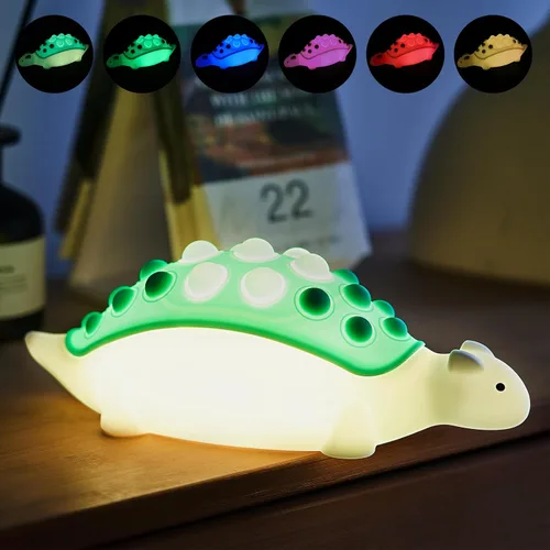 Miniatura 9 de Linda Luz Nocturna de Pato: Lámpara LED de Pato de Silicona para Bebé - 7 Colores Lámpara Nocturna para Niños - Luz Nocturna Recargable