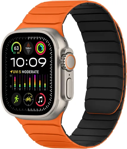 Miniatura 18 de Tasikar Bandas Magnéticas Compatibles con Apple Watch 42mm (Serie 11/Serie 10) 41mm 40mm 38mm, Correa de Reemplazo de Silicona Suave para iWatch SE