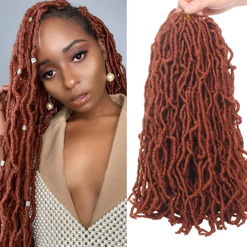 Miniatura 34 de ZRQ Extensiones de cabello sintético de ganchillo de 36 pulgadas, 3 paquetes, color negro natural, preenlazadas, largas, de diosa, sintéticas, 1b#