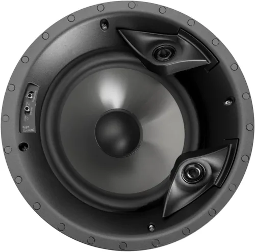 Miniatura 2 de Polk Audio Vanishing Series 80 F/X-LS - Altavoces de sonido envolvente en el techo (par), controlador de equilibrio dinámico de 8 pulgadas y (2)