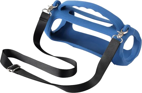 Miniatura 7 de Funda de silicona compatible con altavoz Bluetooth portátil impermeable JBL Charge 5 (azul)