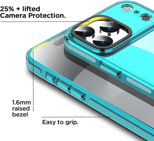 Miniatura 84 de AICase Funda protectora para iPhone 16 compatible con iPhone 16, delgada, ligera, transparente [no amarillenta] Diseño vibrante