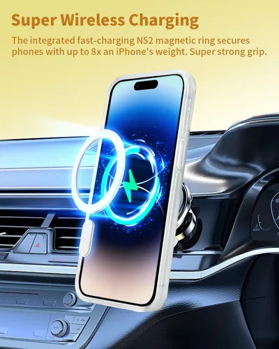 Miniatura 6 de SCORPIFY Funda para iPhone 14 [compatible con MagSafe] con diseño de mármol azul fantasía, bonita funda magnética para teléfono para mujeres, niñas