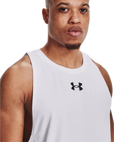 Miniatura 6 de Under Armour Camiseta de Algodón sin Mangas de la Línea Baseline para Hombre