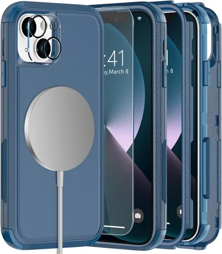 Miniatura 23 de Diverbox Funda para iPhone 13 [A prueba de golpes] [A prueba de caídas] [A prueba de polvo], Funda de Teléfono de Protección Resistente para Apple