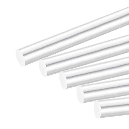 Miniatura 10 de MECCANIXITY Varilla redonda sólida de aluminio de 0.236 in de diámetro, 13.780 in de longitud, para manualidades, paquete de 2