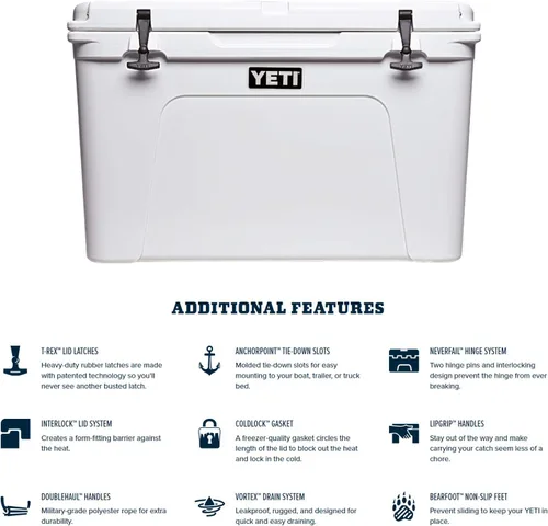 Miniatura 6 de YETI Tundra 105 - Enfriador, color blanco