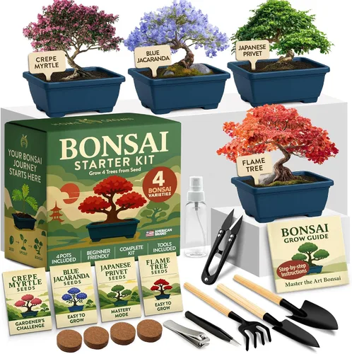 Miniatura 9 de Kit de plantador de jardín de hierbas HOME GROWN para interior – Regalo navideño único para adultos, hombres y mujeres - Cultiva 4 semillas