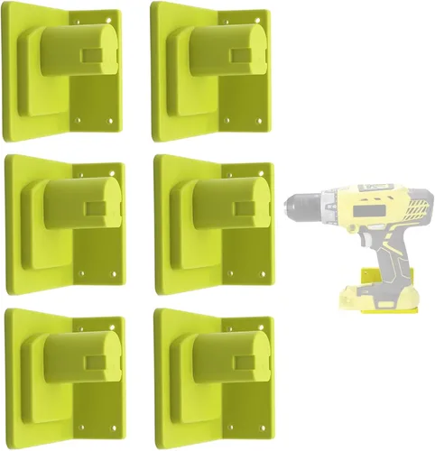 Miniatura 7 de Paquete de 10 soportes de pared para herramientas compatibles con Ryobi 18V herramientas eléctricas soporte para muelle de pared gancho organizador