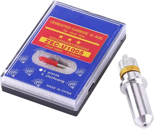 Miniatura 2 de Pixmax - Cuchillas de corte de vinilo Summa, cuchillas de trazador de vinilo, cuchillas de corte Summa, 15 piezas de acero de tungsteno, herramienta