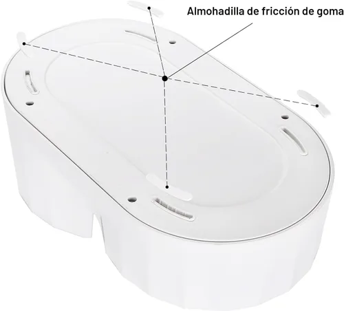 Miniatura 4 de RIZZARI - Dispensador de agua por gravedad grande: alimentador automático de agua para perros de acero inoxidable de 8L con cepillo especializado