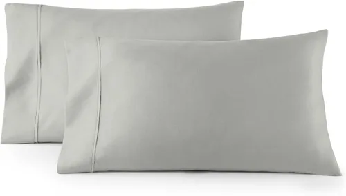 Miniatura 18 de Pizuna 100% Cotton Duvet Cover Set Twin Size - Percale Weave Long Staple Combed Cotton Duvet Cover (68" x 86") with 4 Corner Ties & Button Closure