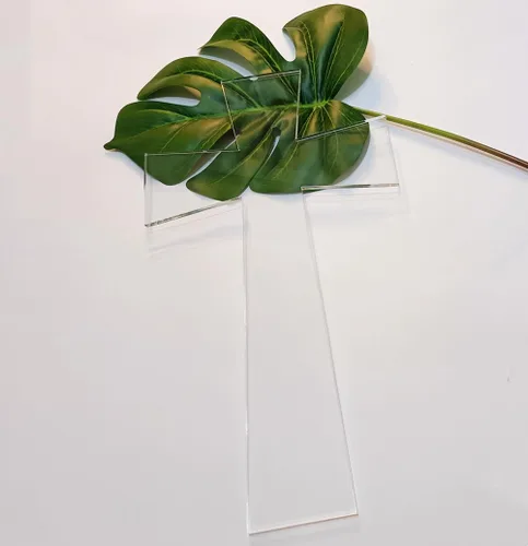 Miniatura 7 de Plantilla de enrutador acrílico con cruz acampanada, plantilla de enrutador de cruz religiosa, plantilla para carpintería o manualidades (modelo 2)