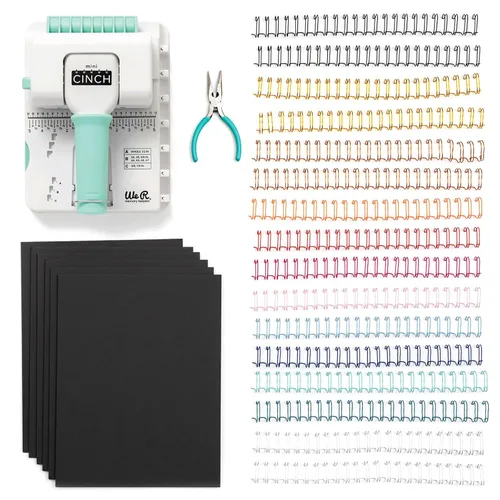 Miniatura 10 de We R Disc Cinch - Herramienta para encuadernación de libros, color blanco y rosa