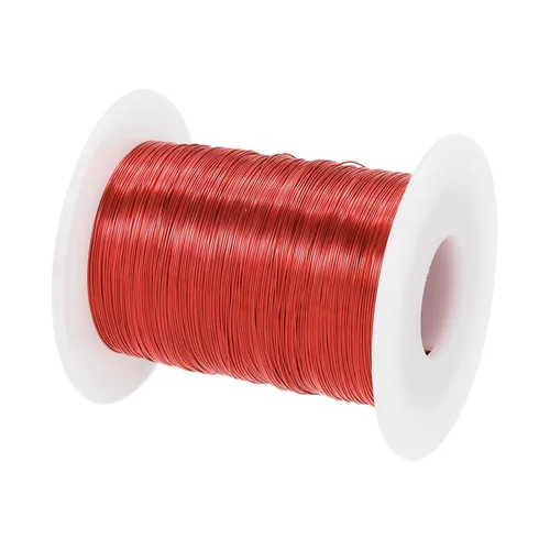 Miniatura 39 de MECCANIXITY - Alambre magnético de calibre 46 AWG - 0.04mm Hilo de cobre esmaltado - Bobina de alambre magnético de 14669 pies (4471m) - 50g Grado F