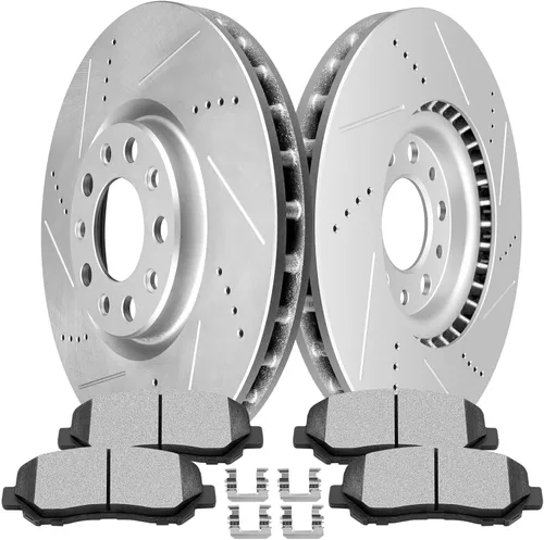 Miniatura 16 de Kit de Frenos SCITOO para Delantero Rotores de Freno y Pastillas de Freno Cerámicas para 2006-2008 para Dodge para Ram 1500, 2003-2008 para Dodge