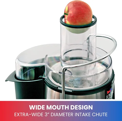 Miniatura 4 de Total Chef - Exprimidor de prensa en frío – Exprimidor de masticación lenta de 2 velocidades para verduras y frutas, extractor de jugo de alto