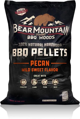 Miniatura 13 de Bear Mountain BBQ Premium Wood Butcher's Blend - Gránulos para ahumar, mezcla de pellets de madera dura totalmente natural para asar al aire libre