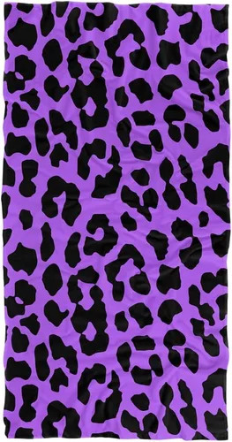 Miniatura 8 de LOGOVISION Toalla de playa con estampado de leopardo 30" X 60